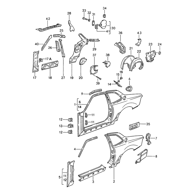 Porsche 968 Parts